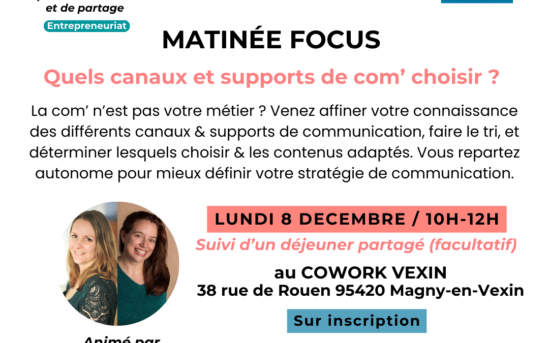 Atelier canaux de communication